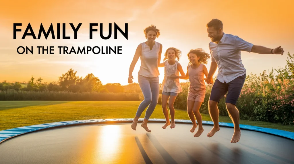 Family Fun on the Trampoline