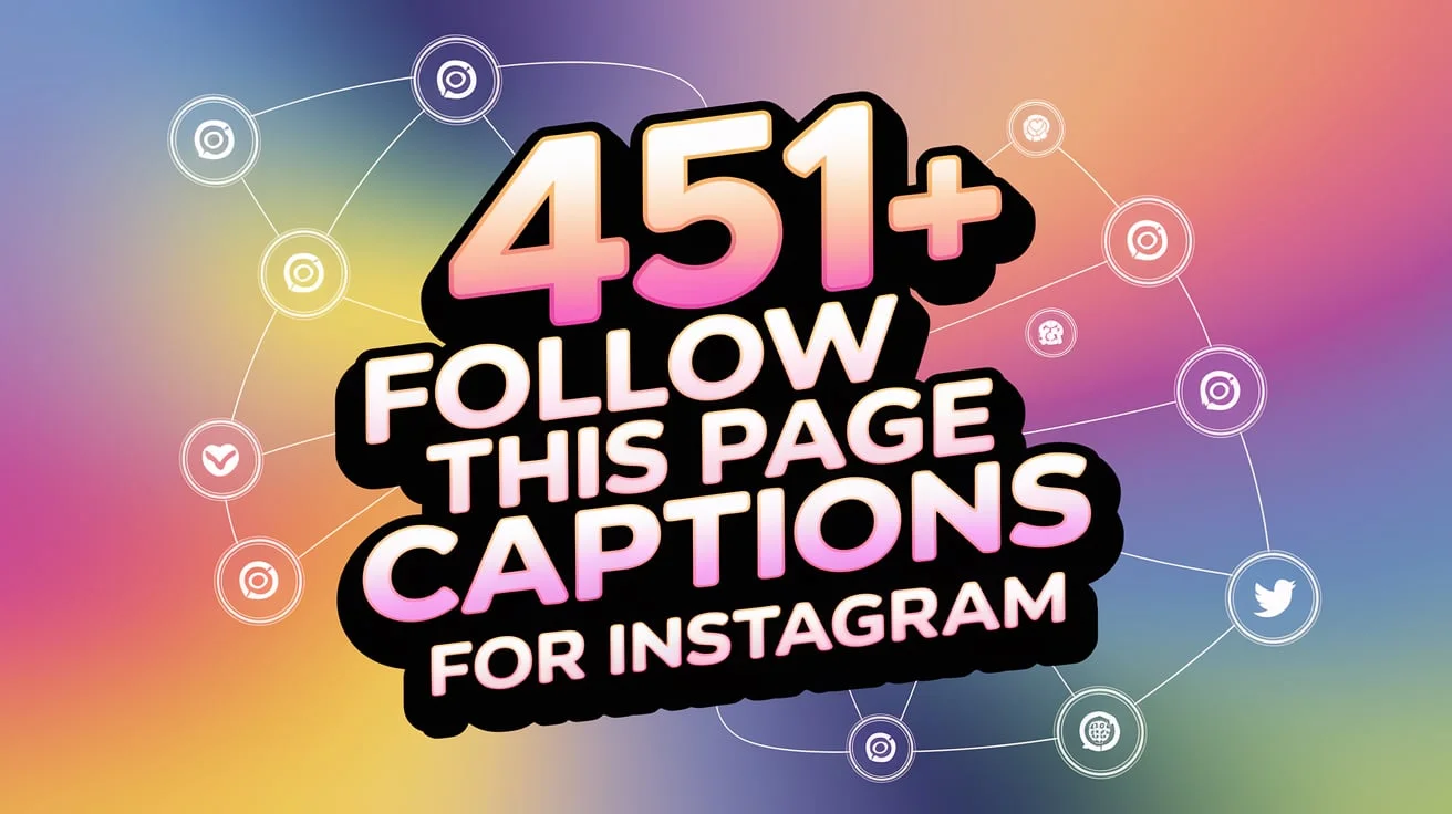 Follow This Page Captions for Instagram