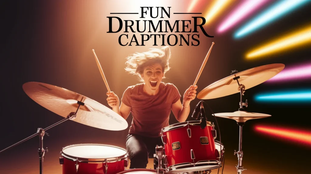 Fun Drummer Captions