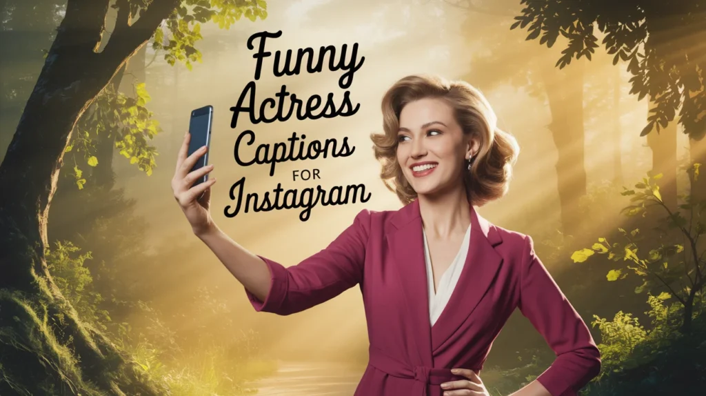 Funny Actress Captions For Instagram