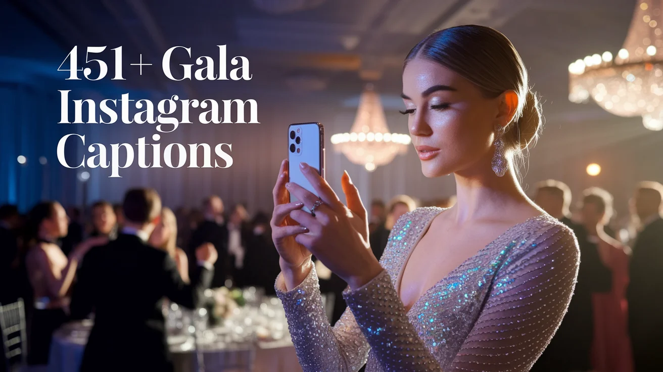 Gala Instagram Captions