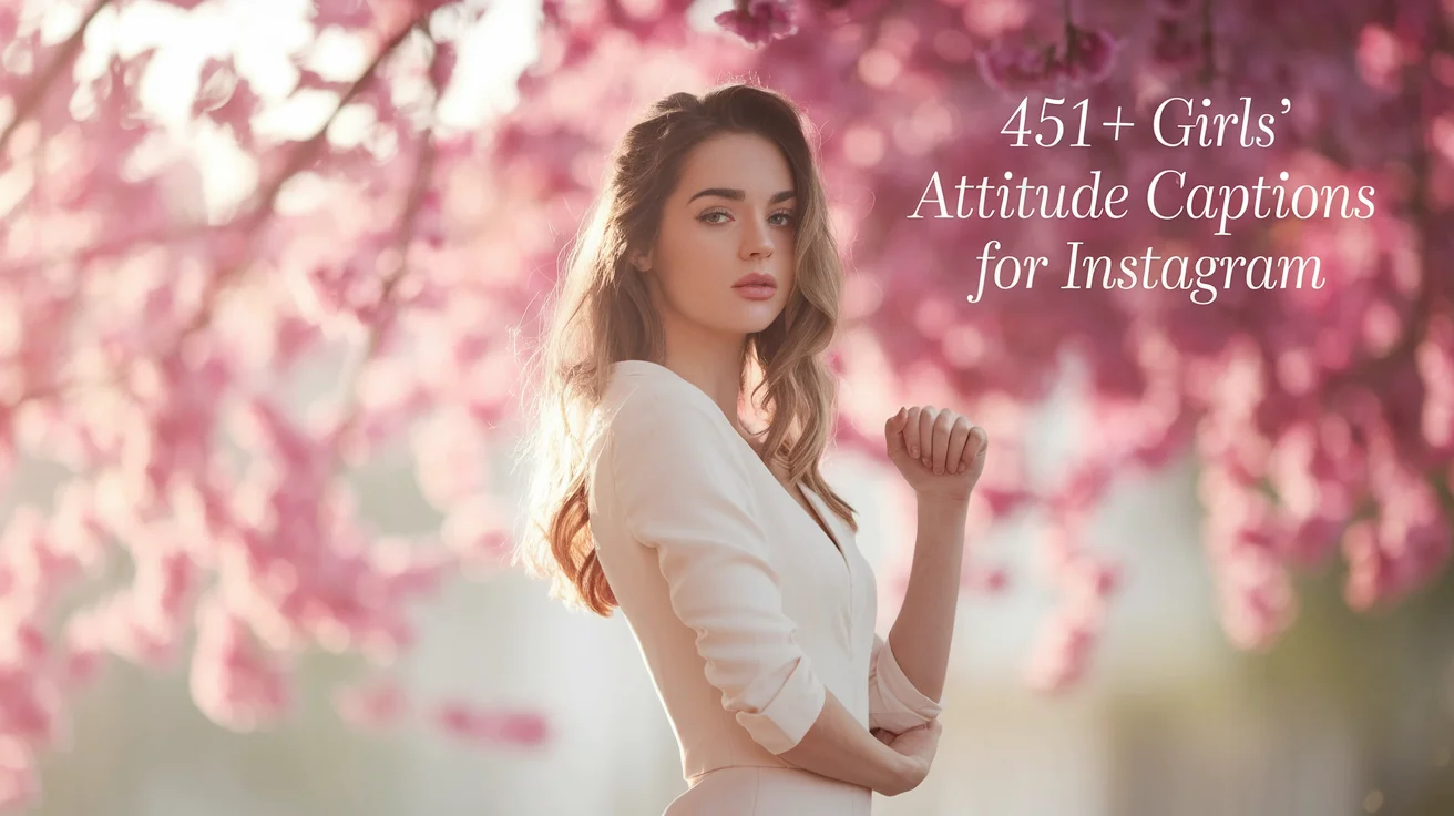 Girls' Attitude captions for Instagram