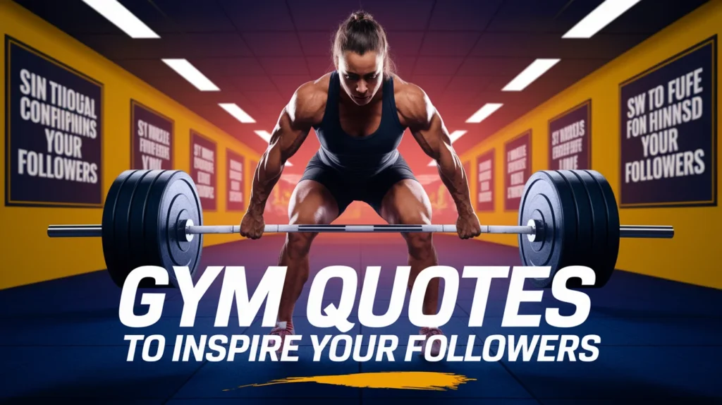 Gym Quotes to Inspire Your Followers