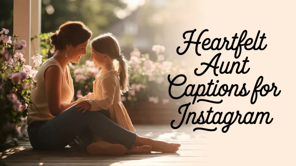 Heartfelt Aunt Captions for Instagram