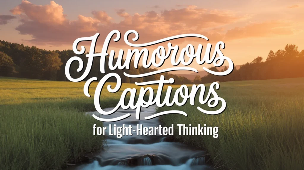 Humorous Captions for Light-hearted Thinking