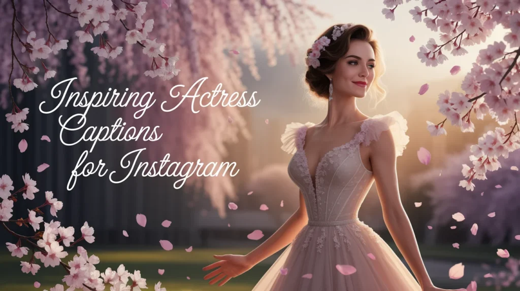 Inspiring Actress Captions For Instagram
