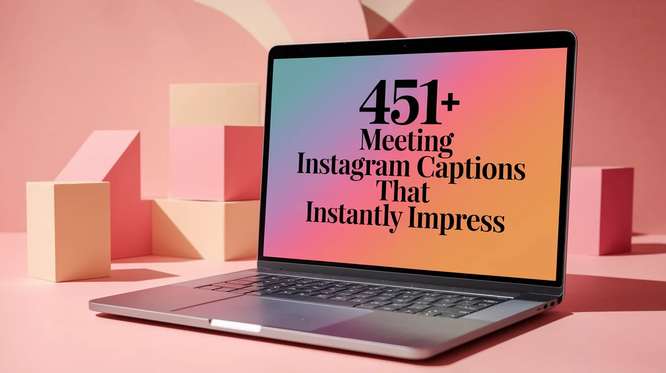 Meeting Instagram Captions That Instantly Impress