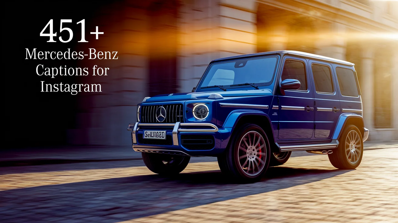 Mercedes-Benz Captions For Instagram