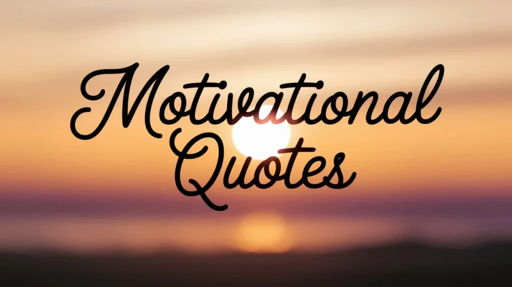 Motivational Quotes