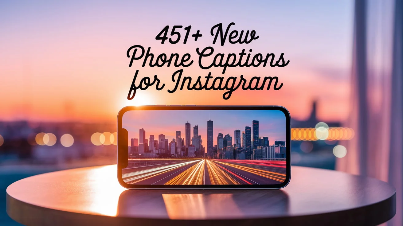 New Phone Captions For Instagram