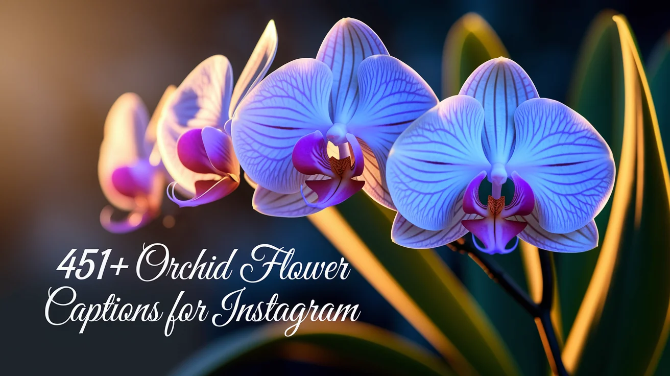 Orchid Flower Captions For Instagram