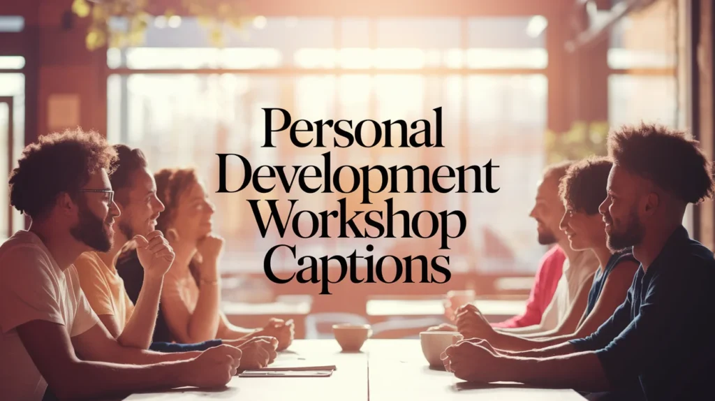 Personal Development Workshop Captions