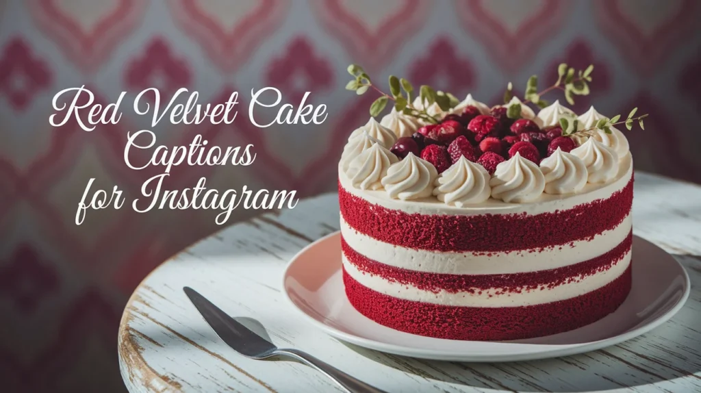 Red Velvet Cake Captions For Instagram