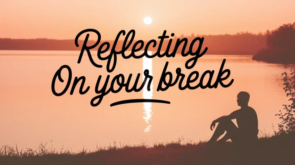 Reflecting on Your Break