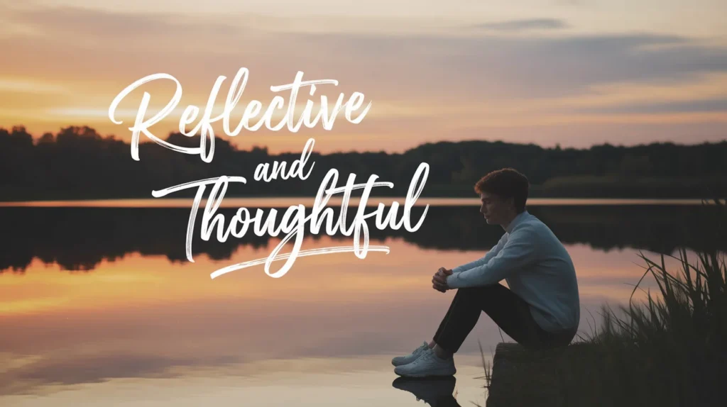 Reflective and Thoughtful