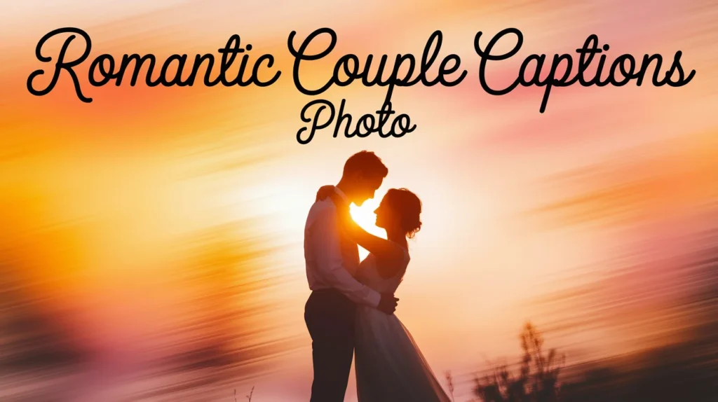 Romantic couple captions