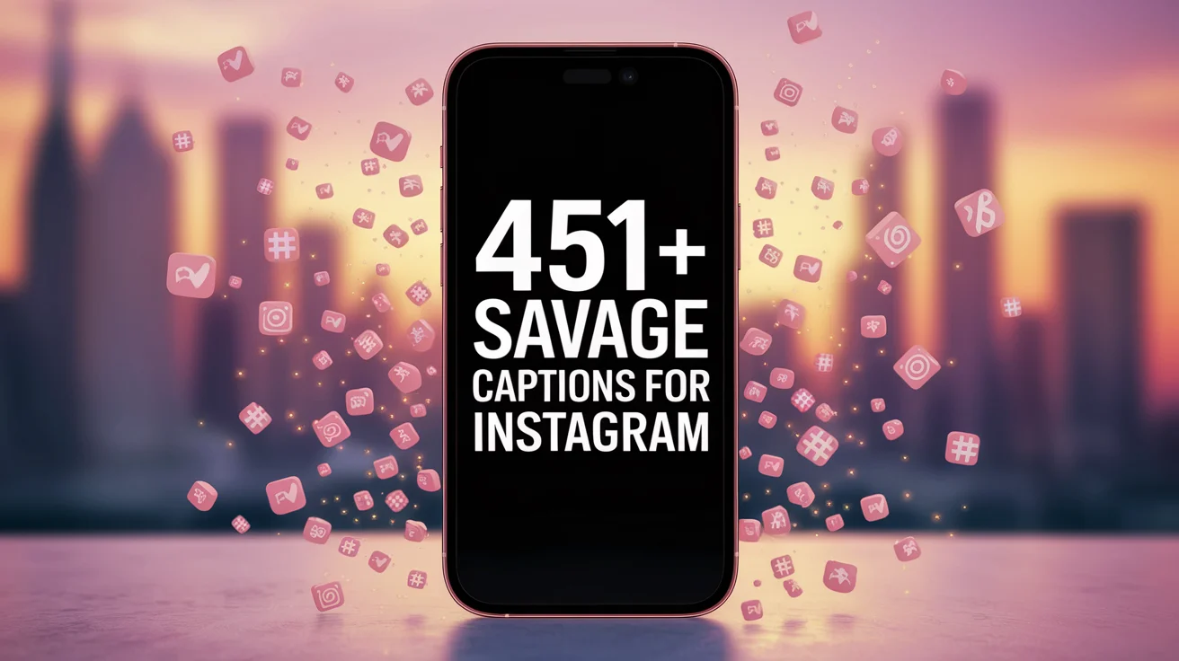 Savage Captions for Instagram