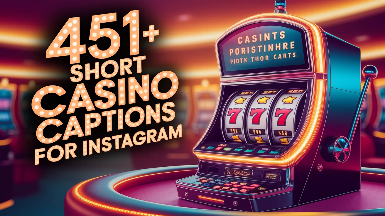 Short Casino Captions For Instagram