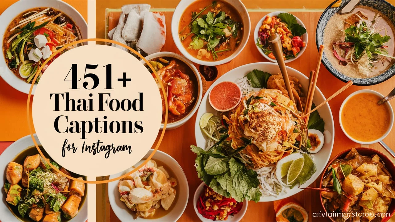 Thai Food Captions For Instagram