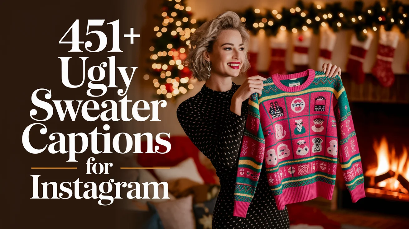 Ugly Sweater Captions For Instagram