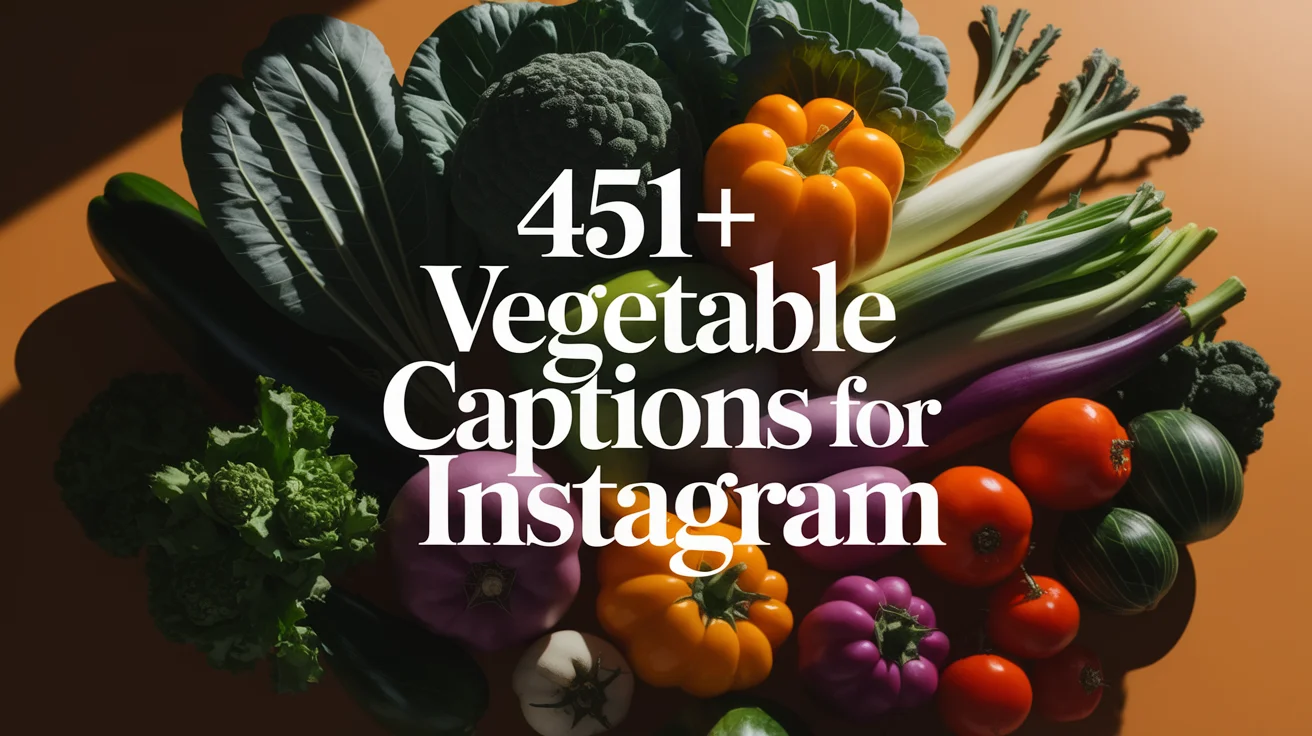 Vegetable Captions For Instagram