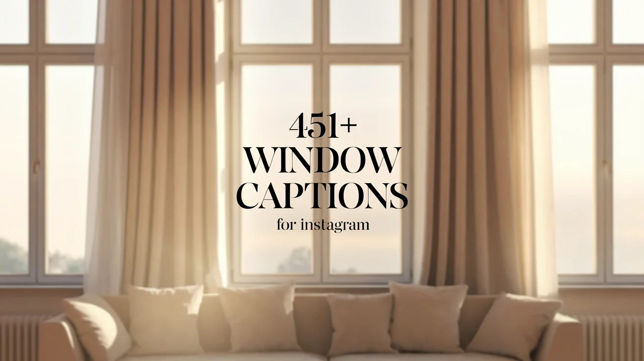 Window Captions For Instagram