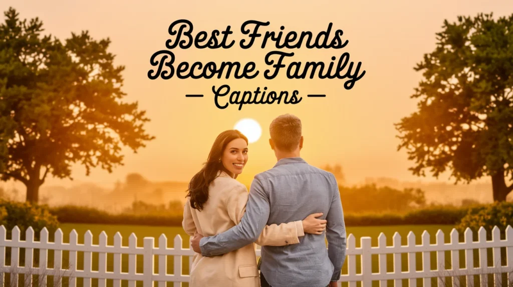 Best Friends Become Family Captions