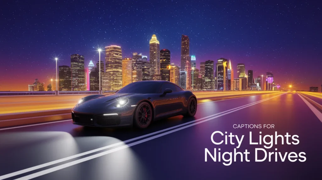 Captions For City Lights Night Drives