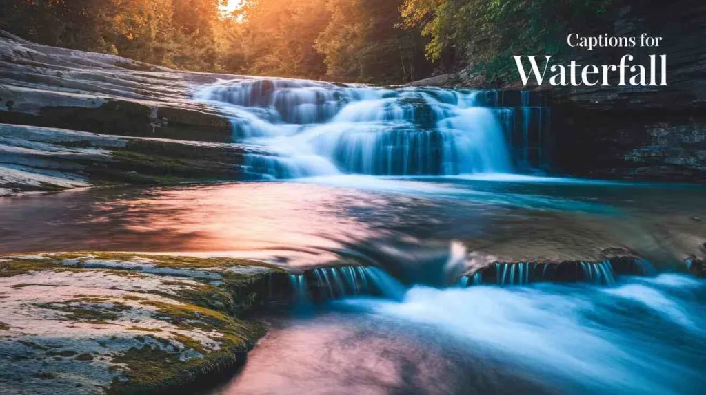 Captions for Waterfall