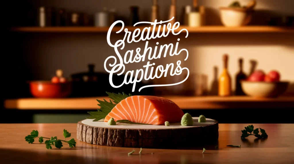 Creative Sashimi Captions
