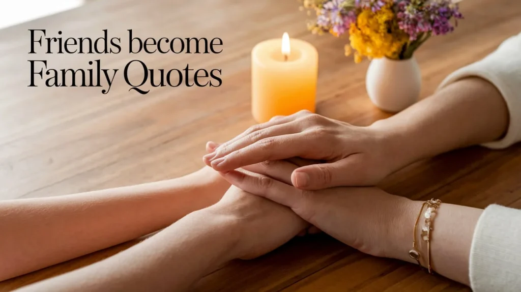 Friends Become Family Quotes