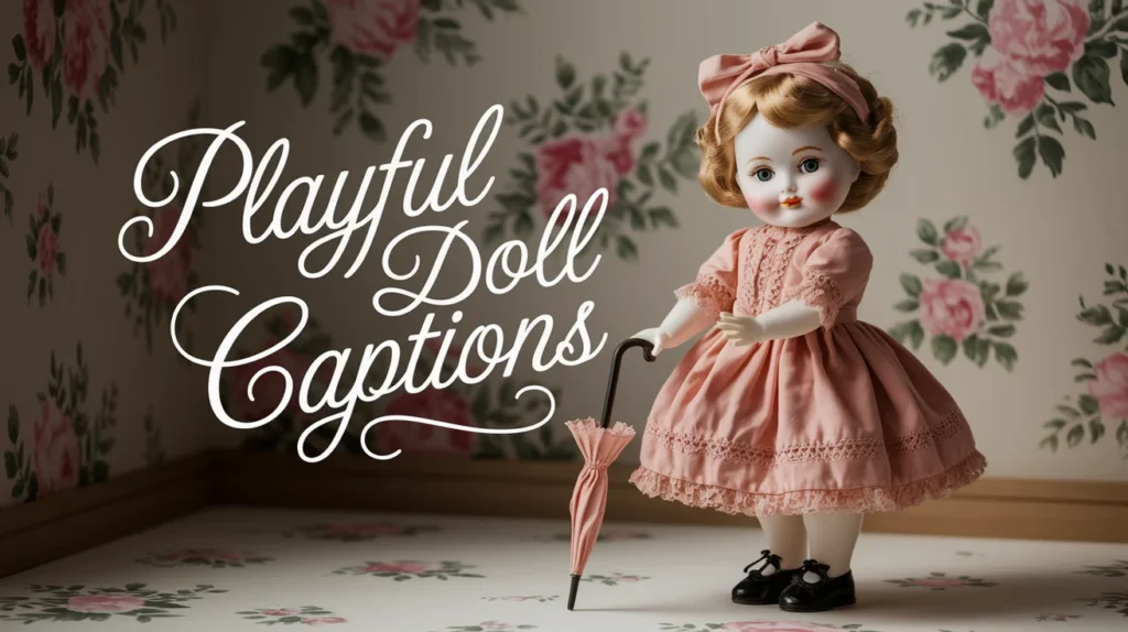 Playful Doll Captions