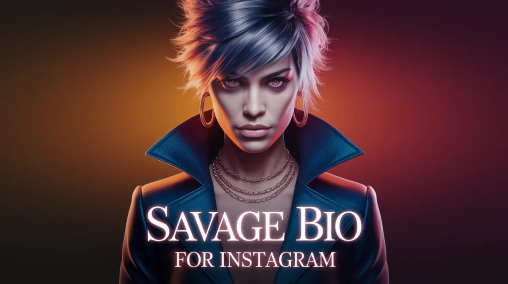 Savage Bio for Instagram