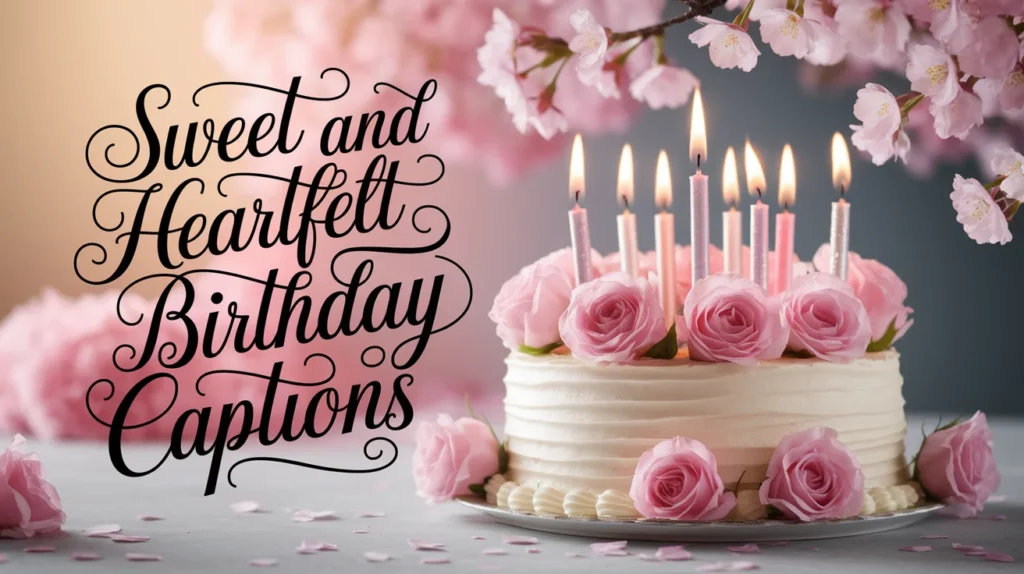 Sweet and Heartfelt Birthday Captions