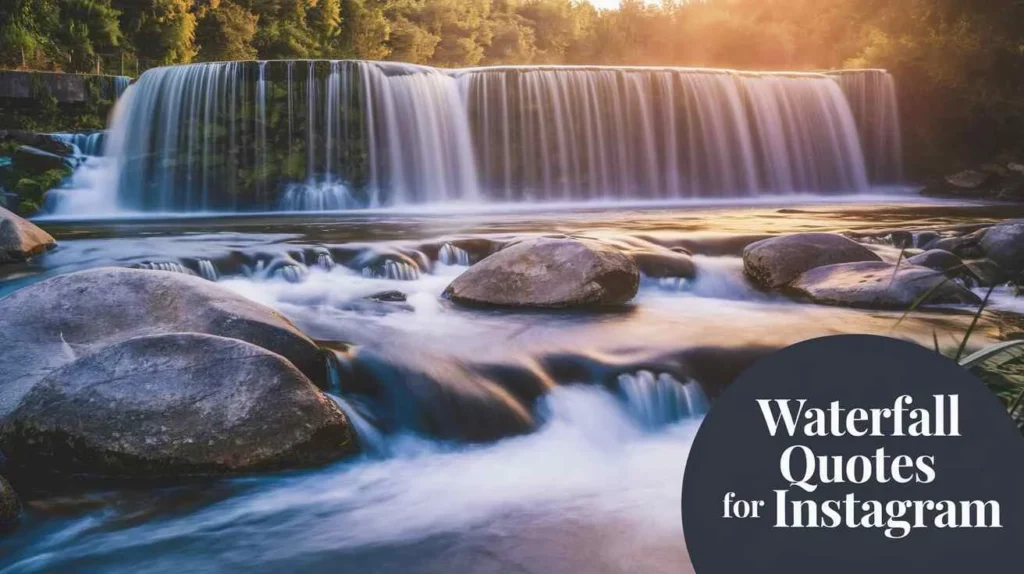 Waterfall Quotes for Instagram